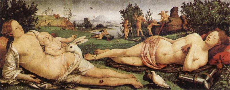 Piero di Cosimo Venus and Mars Spain oil painting art